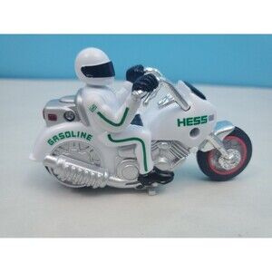 2007 HESS White MOTORCYCLE Loose Rev-and-Go Replacement for Monster Truck Set